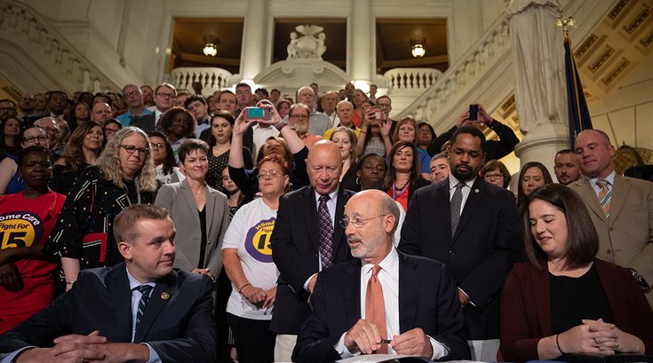 Tom Wolf Health Insurance signing 07032019