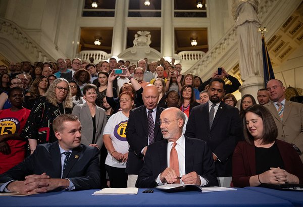 Tom Wolf Health Insurance signing 07032019