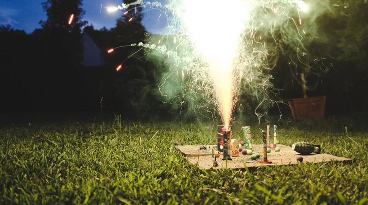 Backyard Fireworks Texas 07042019