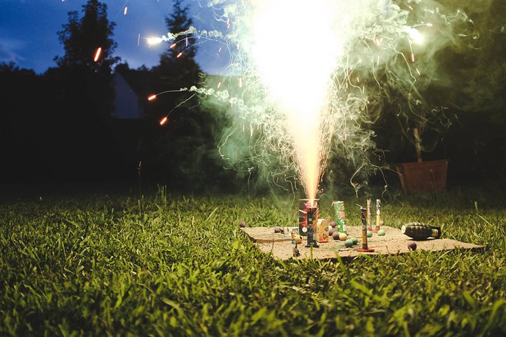 Backyard Fireworks Texas 07042019
