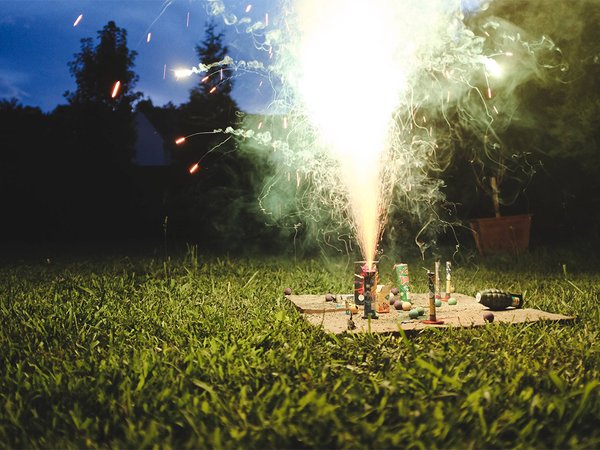 Backyard Fireworks Texas 07042019