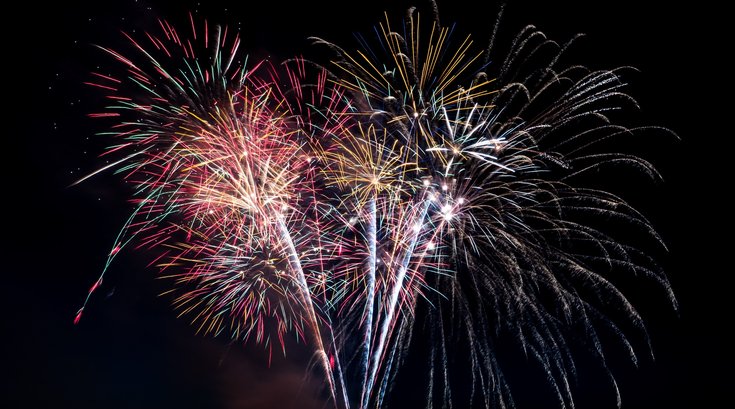 Philly suburbs fireworks