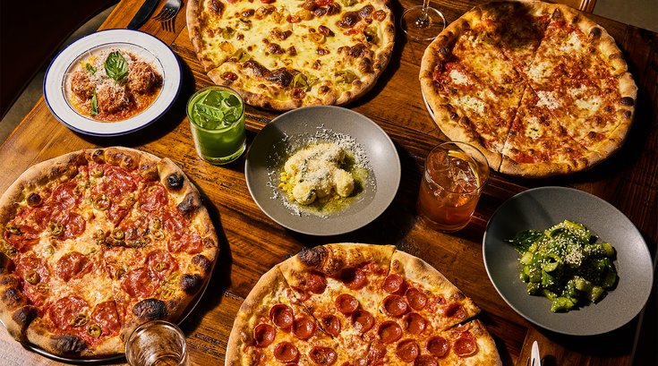 Bluebird Distilling pizzeria