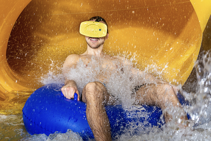 Virtual Reality Waterslide