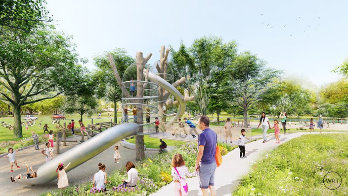 FDR Park playground rendering