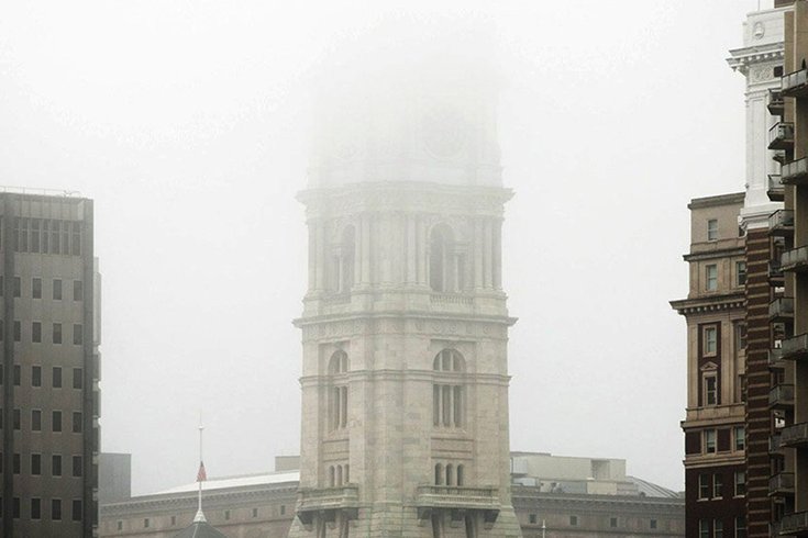 Philadelphia City Hall Fog 07232019
