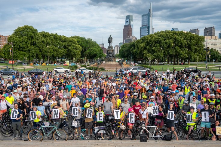 Bike Lane protest