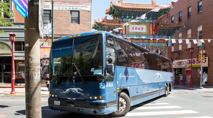 Carroll  - Greyhound Bus in Philadelphia