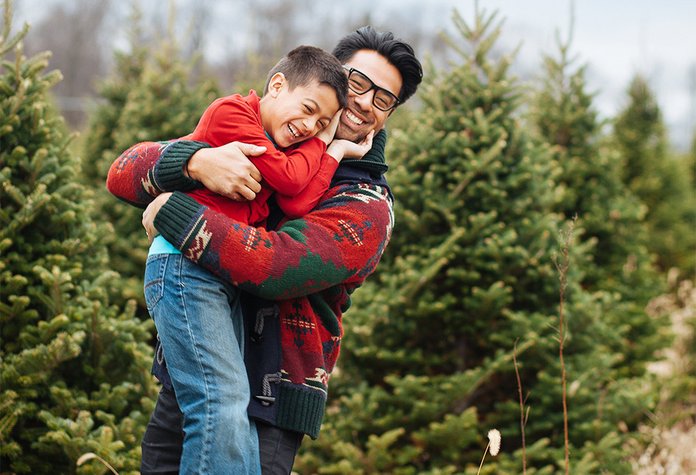 father son christmas