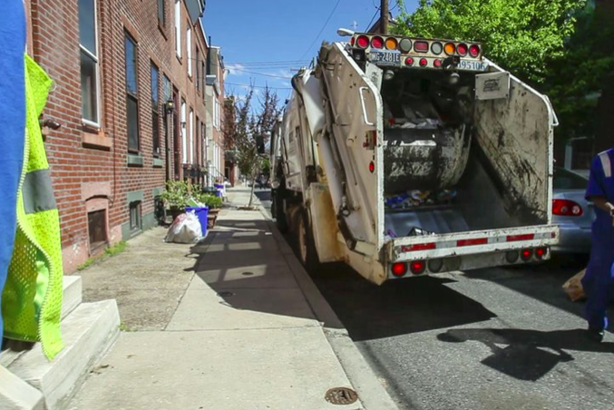 Philadelphia trash recycling collection