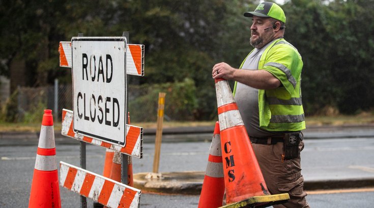Collings Ave Bridge closed