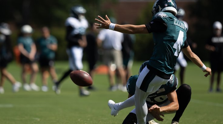 EaglesTrainingCamp-Jake Elliott-2