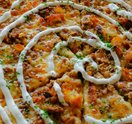 Lucky Duck breakfast pizza
