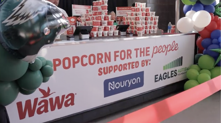 Eagles Autism Popcorn Stand