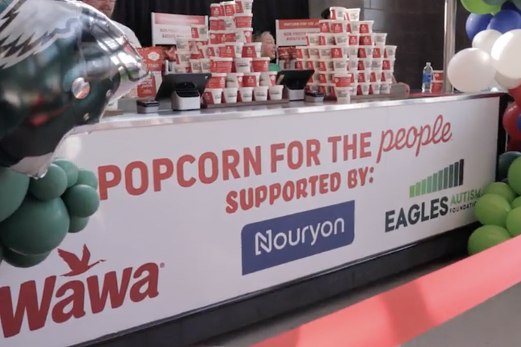 Eagles Autism Popcorn Stand