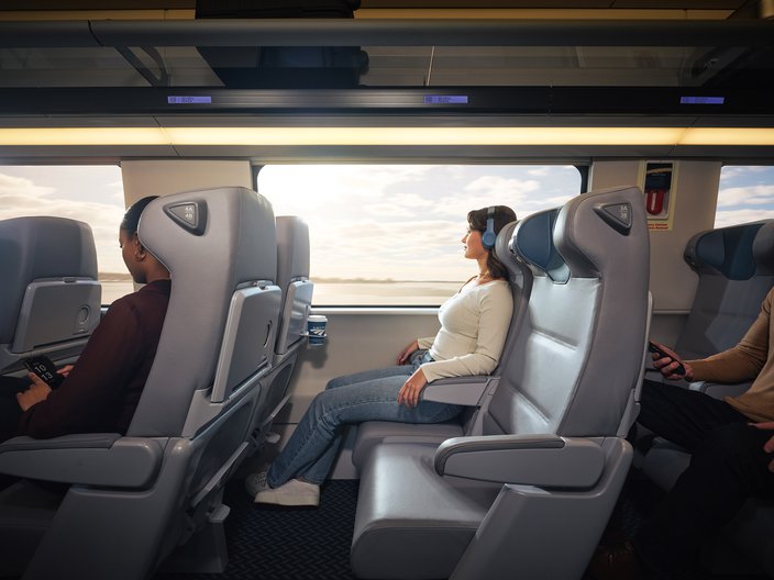 Amtrak Acela seats
