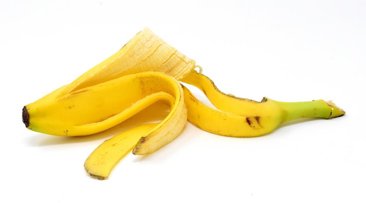 Eat banana peels