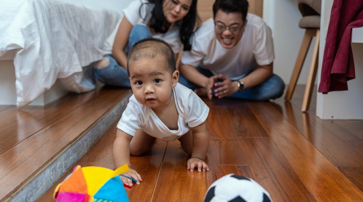 Baby Milestones Crawling