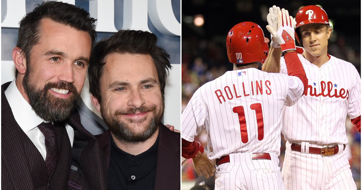 ‘It’s Always Sunny in Philadelphia’ stars play golf with Jimmy Rollins, Chase Utley