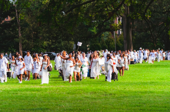 philadelphia diner en blanc