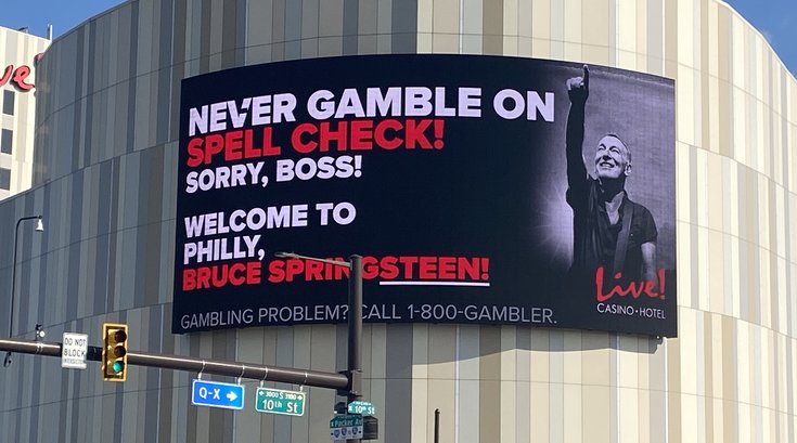 Springsteen Casino Billboard