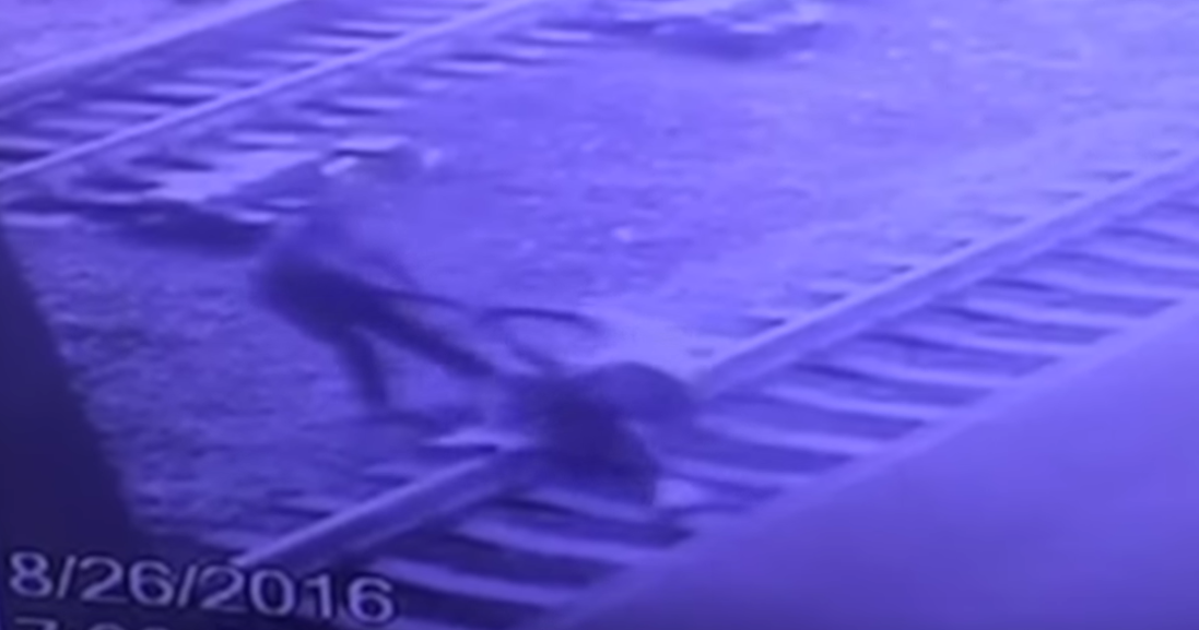 NJ Transit police officer rescues man off tracks moments before train ...