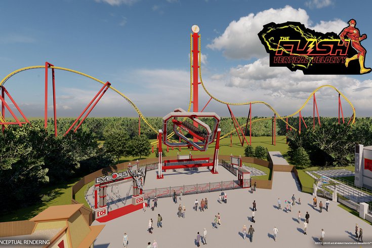 The Flash Coaster Six Flags