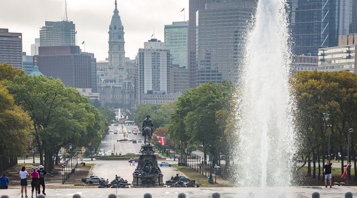 Carroll - Philadelphia City Hall and the Benjamin Franklin Parkw