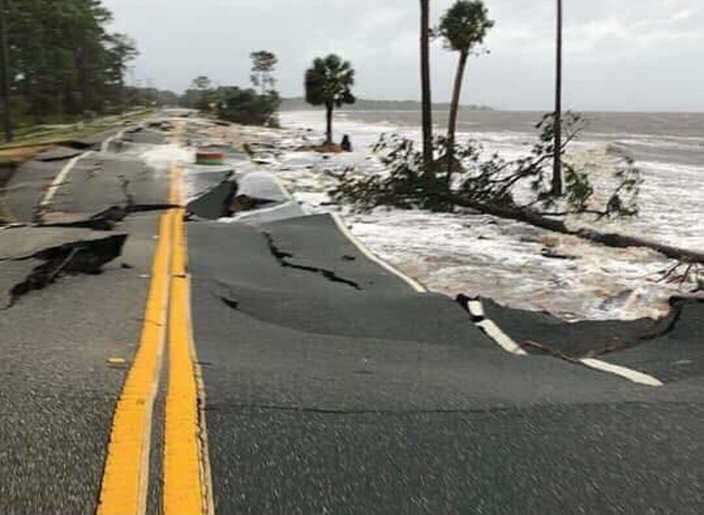 PORT ST. JOE RESIDENT FOR PHILLYVOICE, The destruction of Hurricane Michael on Florida's Mexico Beach.