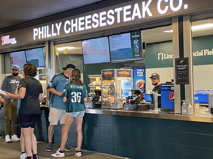 Eagles Cheesesteaks Linc Stand