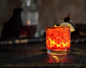 Tinsel becoming Halloween bar for October