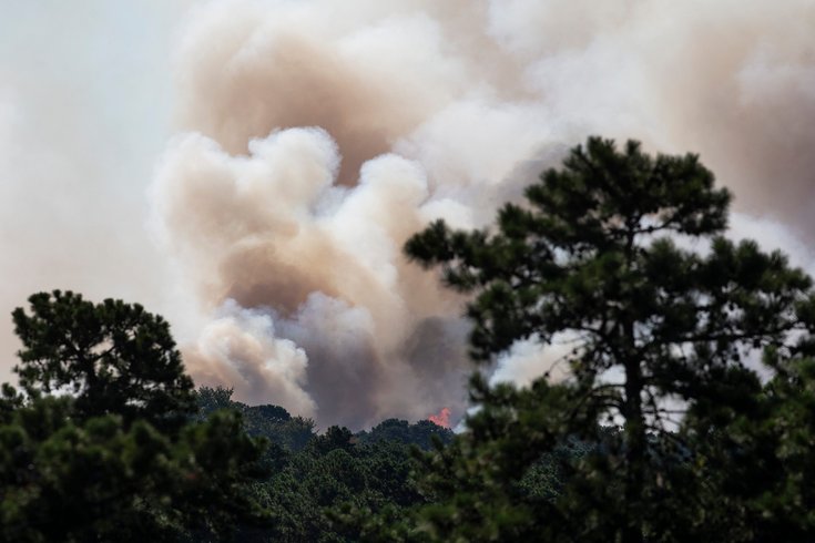 NJ wildfire