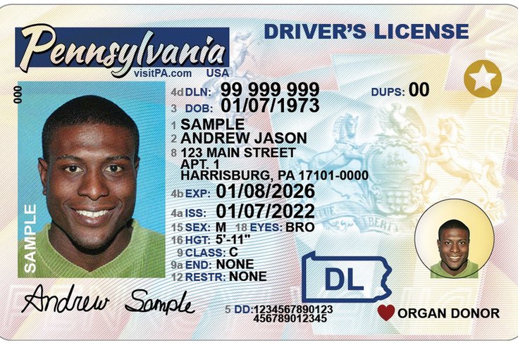 travel stamp on driver's license