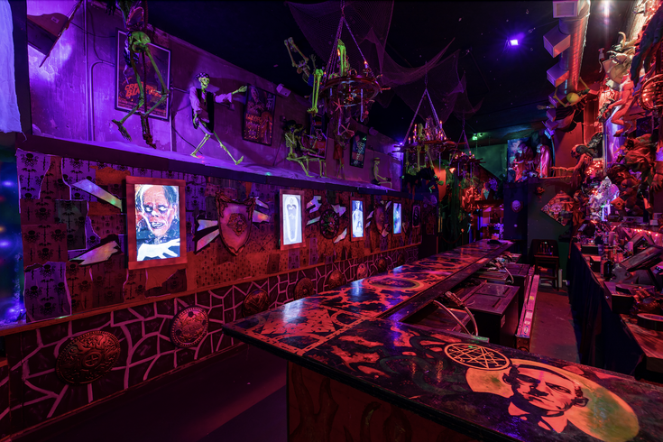 Halloween themed bar  Halloween bar, Halloween party themes