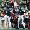 Eagles v Commanders - Claggett Eagles offense Dontayvion Wicks