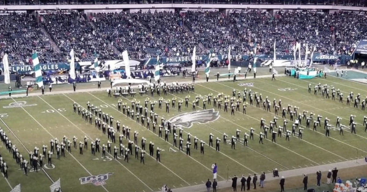 9/19/21 The WCU Incomparable Golden Ram Band at the Philadelphia Eagles  Game 