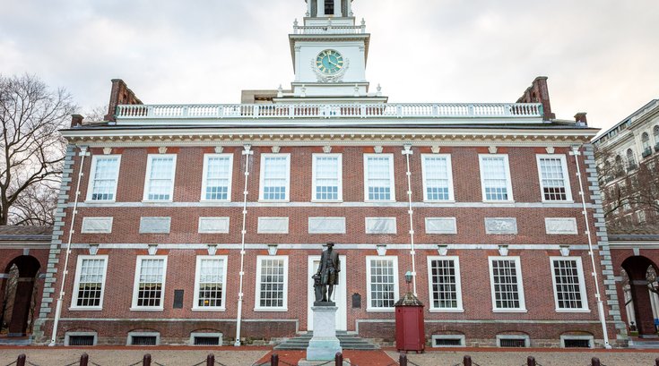 Independence Hall clock