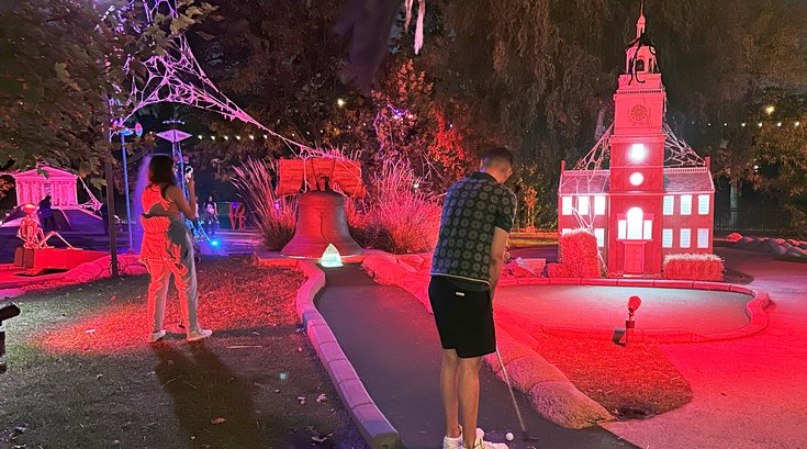 franklin square spooky mini golf