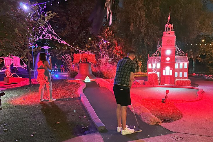 franklin square spooky mini golf