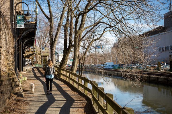 Stock_Carroll - Walking along the Manayunk Canal