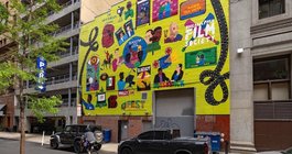 Philly film mural