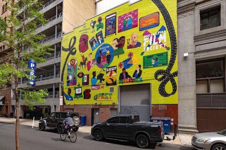 Philly film mural