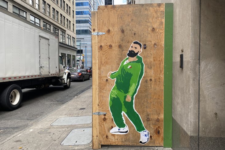 Jason Kelce graffiti