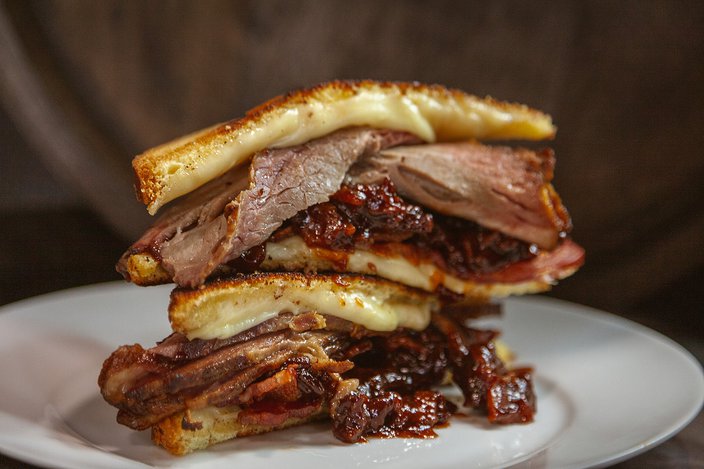 Bacon Brisket Sandwich