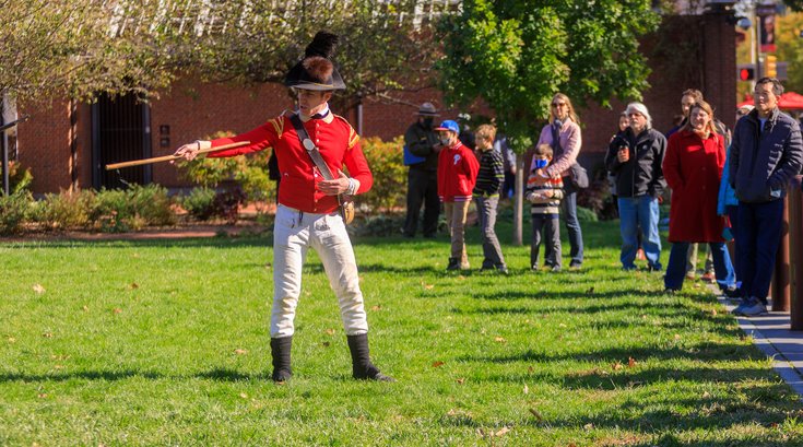 Revolutionary War reenactment