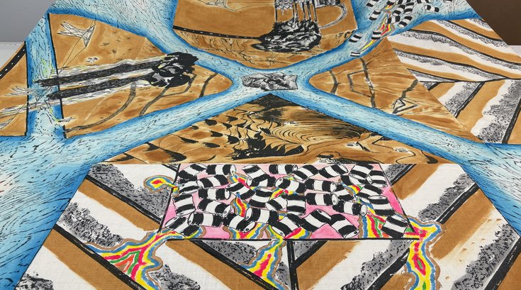 Toxicological tablecloth Becky Howland