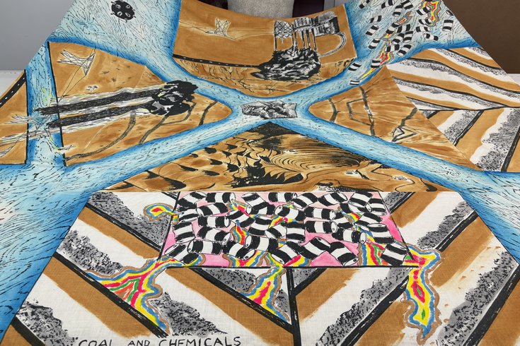 Toxicological tablecloth Becky Howland