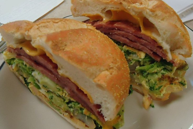 Pork Roll sandwich