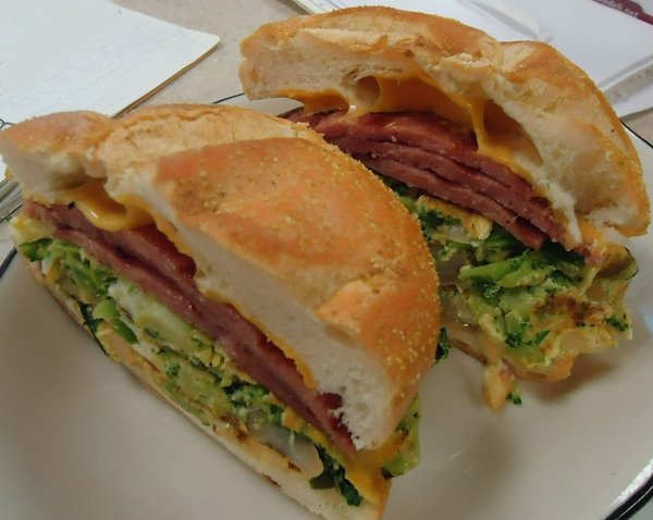 Pork Roll sandwich