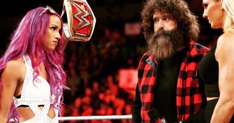 Wwe Raw Sasha Banks And Charlotte Sign The Contract Phillyvoice